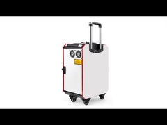 100W 200W 300W Trolley Case Portable Pulse Metal Fiber Mesin Pembersih Laser Genggam