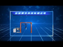 Mesin Pemotongan Laser Serat Logam Otomatis Sistem Lengan Robot 6 Axis