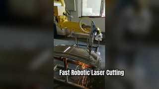 Mesin Pemotong Laser Robot CNC untuk Panel Atap Otomotif – Pemangkasan & Penusuk Lubang Berkecepatan Tinggi S