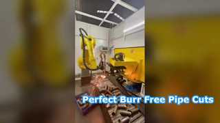 Pemotong Tabung Laser Robot CNC untuk Pipa Minyak Otomotif – Pemotongan Bebas Duri & Trim Muka Ujung yang Tepat