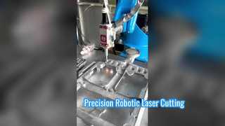 Mesin Pemotong Laser Robot CNC untuk Die Casting Aluminium – Pemangkasan & Deburring Presisi 6 Sumbu S